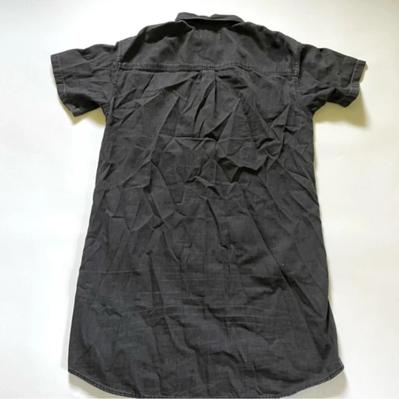 New Madewell Denim Popover Shirtdress Lunar Wash - Picture 4 of 9